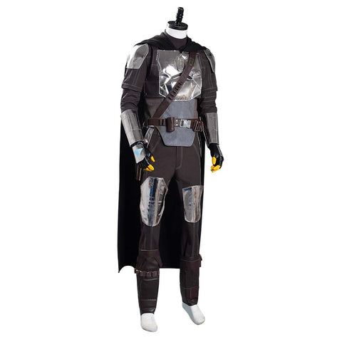 VeeGet The Mandalorian S2 Beskar Armor Coat Uniform Outfits Halloween Carnival Suit Cosplay Costume