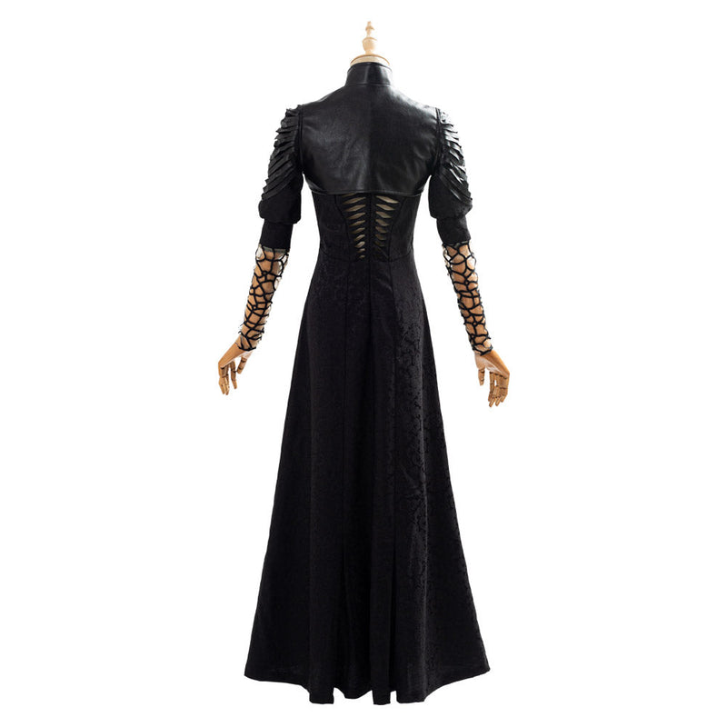 SeeCosplay The Witcher Yennefer Party Black Long Dress Cosplay Costume