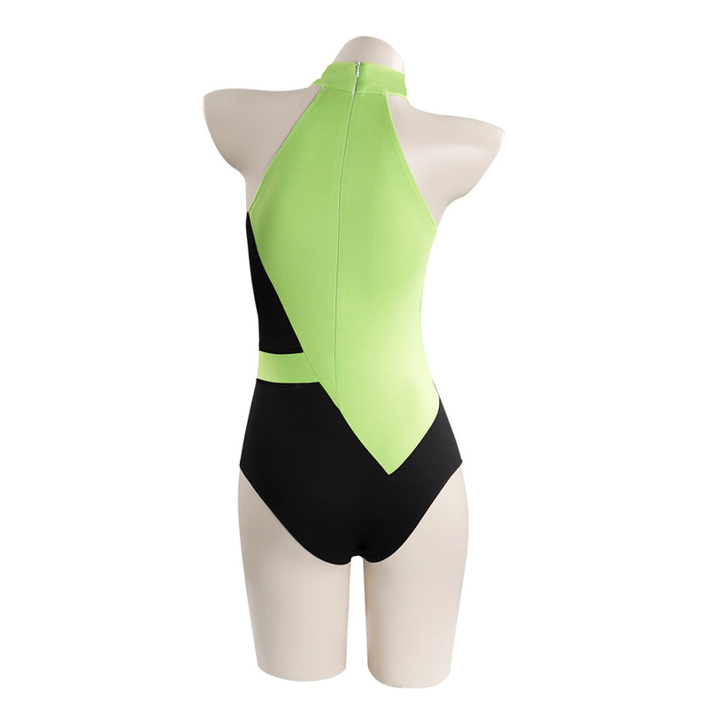 SeeCosplay Kim Possible Shego Adult Swimwear Outfits Halloween Carnival Suit Cosplay Costume