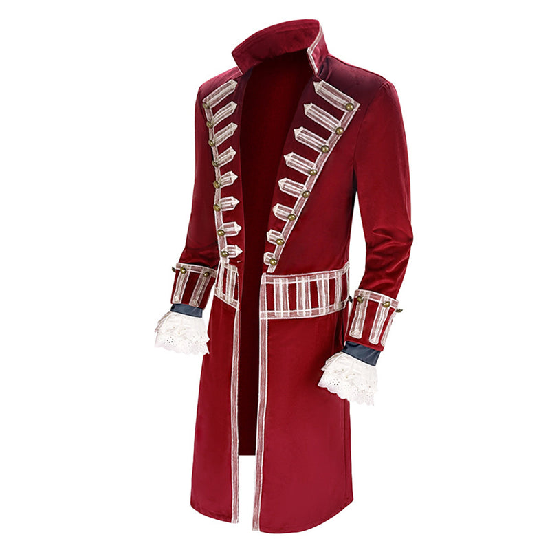 Captain Hook Cosplay Costume Halloween Carnival Party Suit