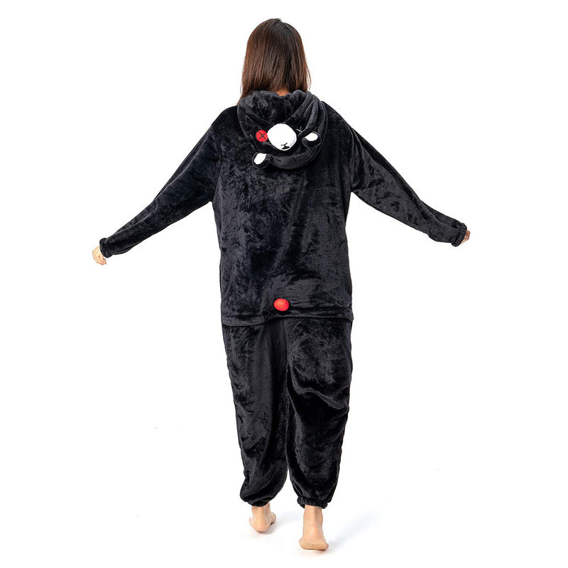 Cartoon Animal Bear Pajamas Onesies Sleepwear Flannel Jumpsuits Outfits Halloween Carnival Suit