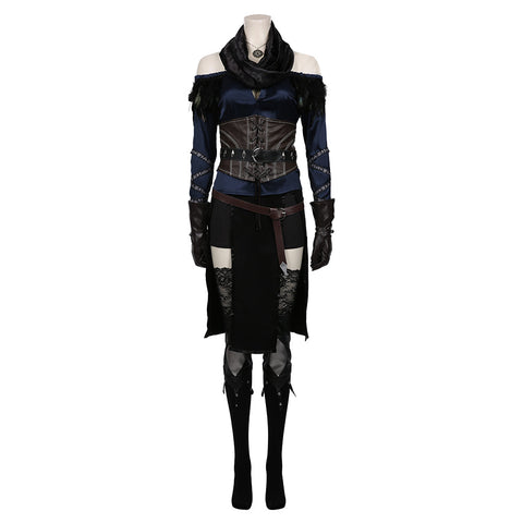 SeeCosplay The Witcher 3: Wild Hunt Yennefer Top Skirt Outfits Costume for Halloween Carnival Suit Cosplay Costume