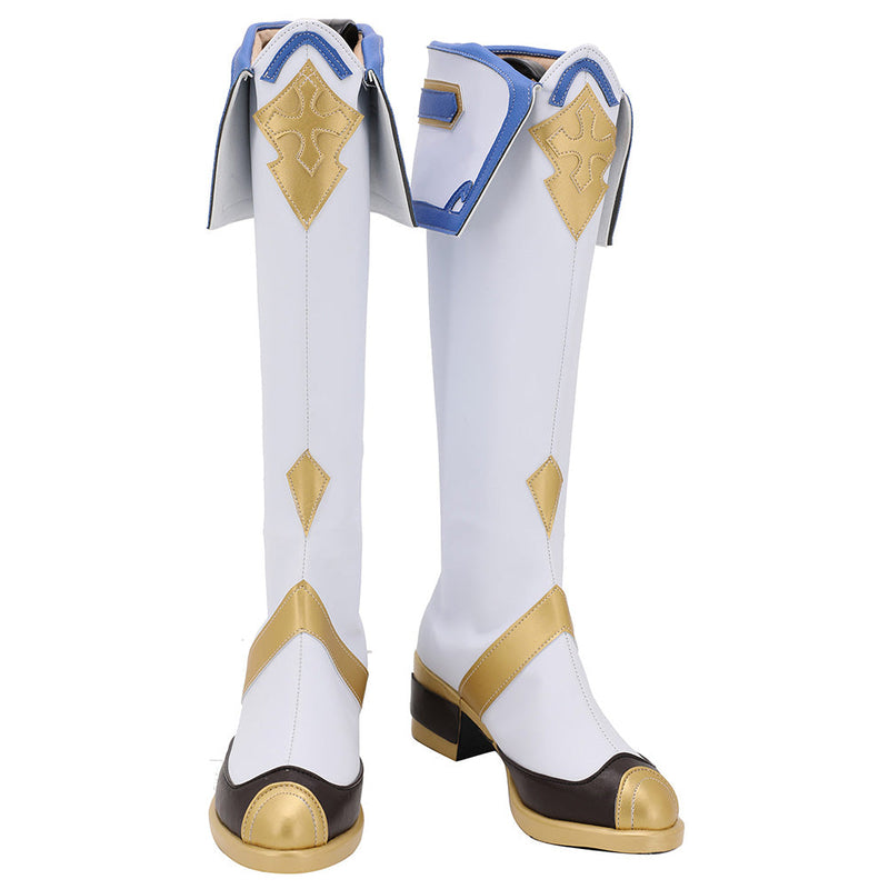 VeeGet Genshin Impact Sucrose Cosplay Halloween Costumes Accessory Custom Made Shoes Boots