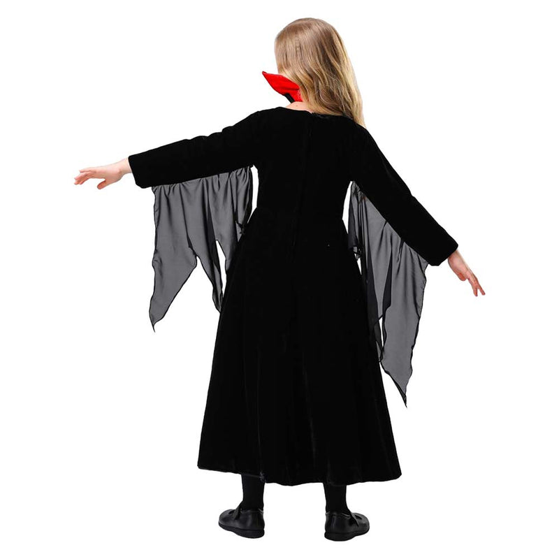 Children‘s medieval vampire costume Cosplay Costume Outfits Halloween Carnival Suit