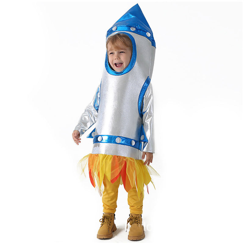 Children‘s rocket  Cosplay Costume Outfits Halloween Carnival Suit