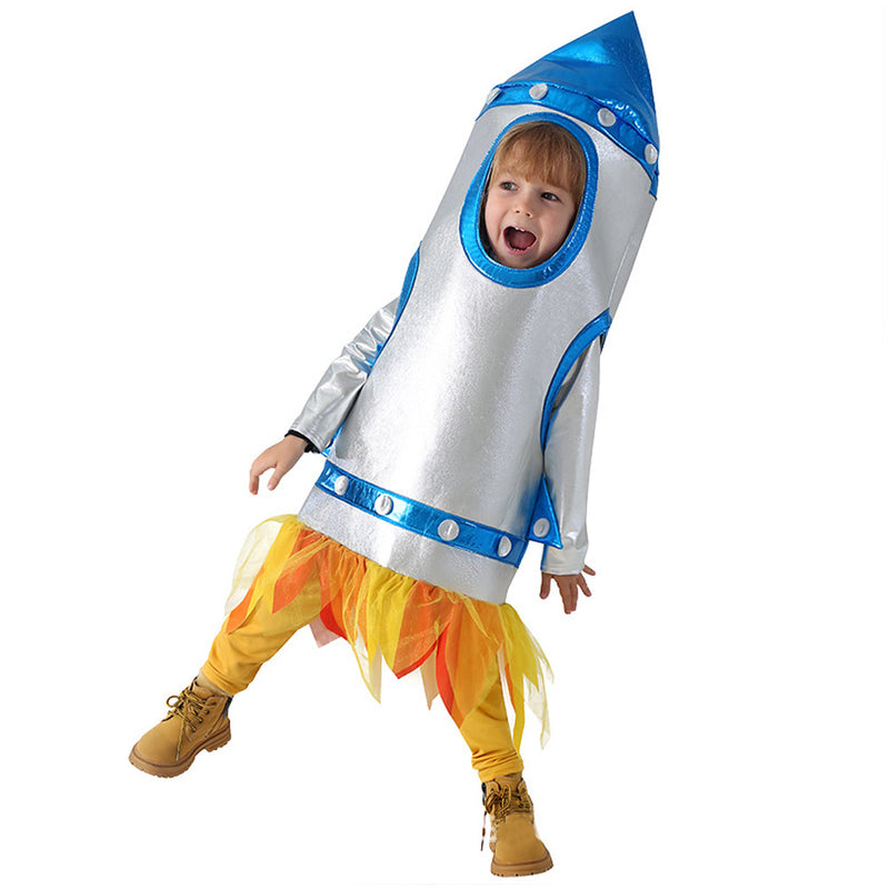 Children‘s rocket  Cosplay Costume Outfits Halloween Carnival Suit