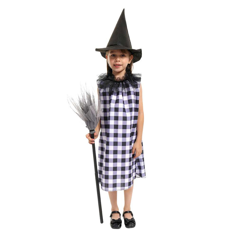 Children‘s Witch Cosplay Costume Outfits Halloween Carnival Suit