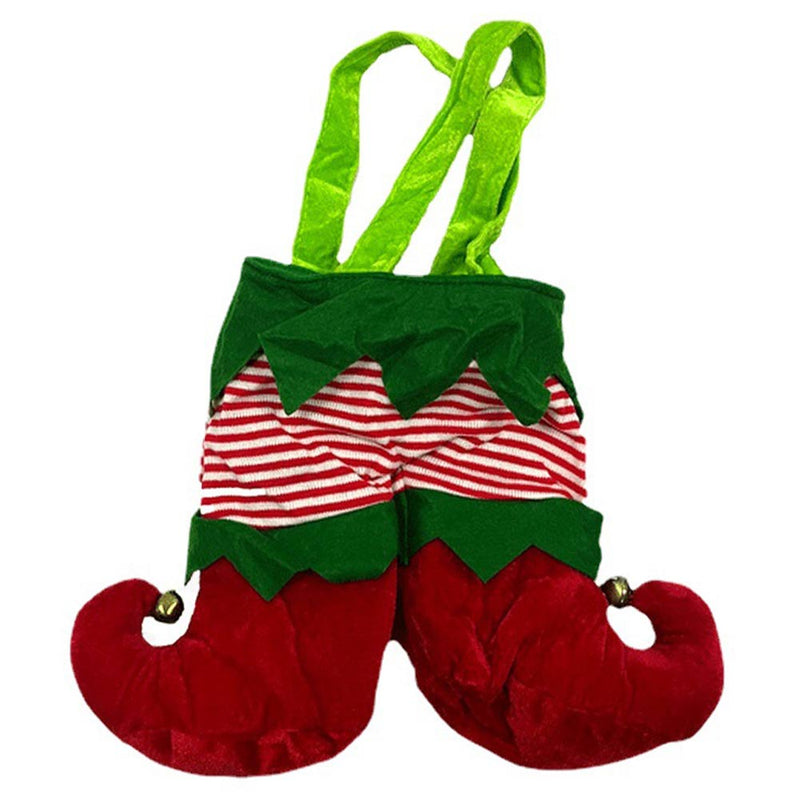 Christmas elf wine bottle gift bags Velvet gift handbag