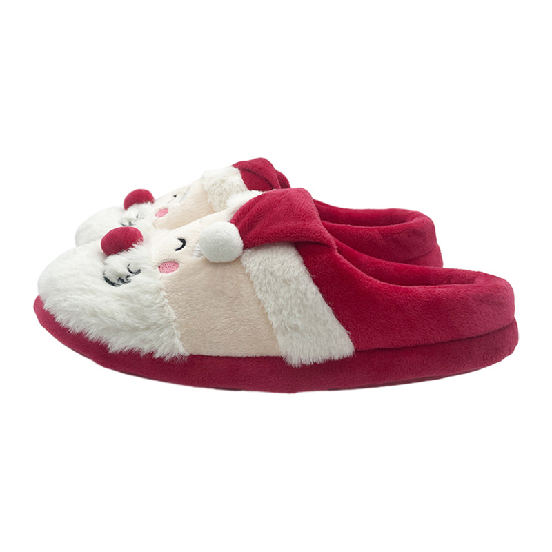 Christmas grandpa Slippers Women Men Indoor Warm Slipper Soft Plush Home  Winter Platform Shoes