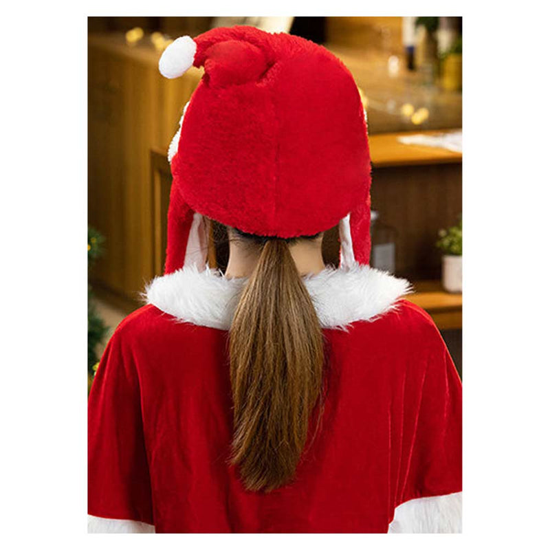 Christmas Santa Claus  Hats Xmas White beard Cap for Adult Kids New Year Festive Holiday Party Supplies Costume Accessories