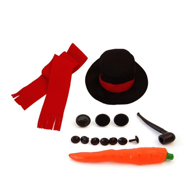 Christmas snowman DIY tool Cosplay  Halloween Carnival  Costume Accessories Set