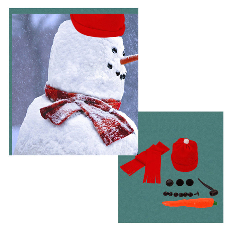 Christmas snowman DIY tool Cosplay  Halloween Carnival  Costume Accessories Set