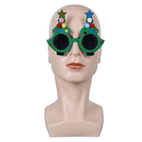 Christmas tree glasses cos Halloween Carnival Costume Accessories art the clown