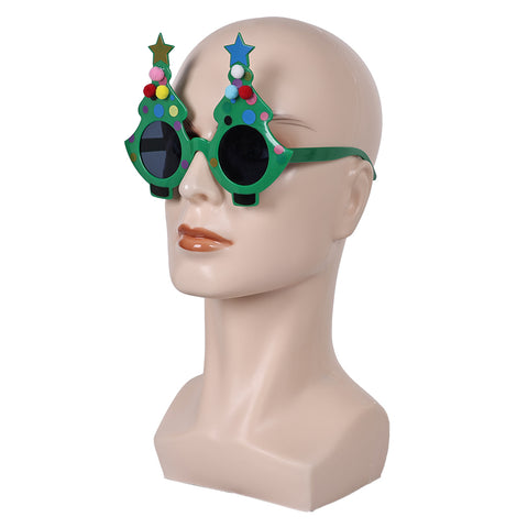 Christmas tree glasses cos Halloween Carnival Costume Accessories art the clown