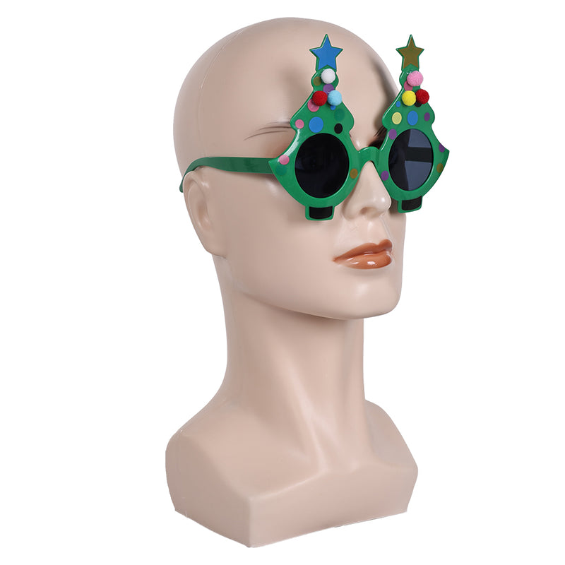 Christmas tree glasses cos Halloween Carnival Costume Accessories art the clown