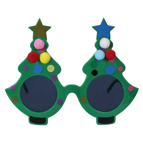 Christmas tree glasses cos Halloween Carnival Costume Accessories art the clown