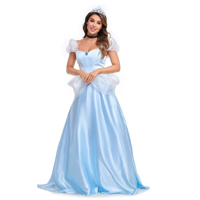 cinderella Cosplay Costume Outfits Halloween Carnival Party Disguise Suit