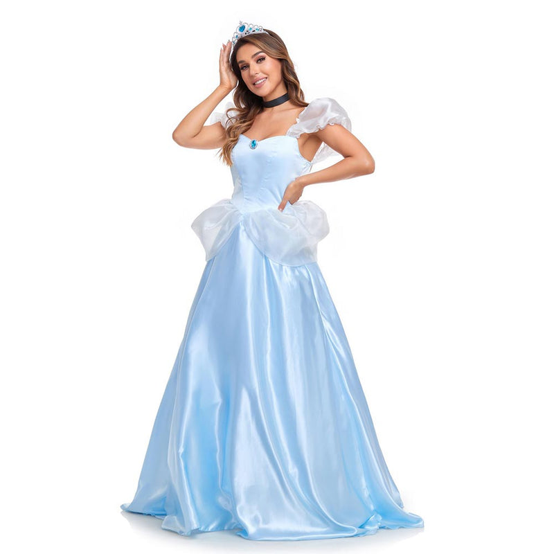 cinderella Cosplay Costume Outfits Halloween Carnival Party Disguise Suit