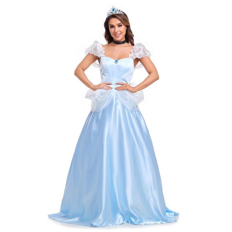 cinderella Cosplay Costume Outfits Halloween Carnival Party Disguise Suit