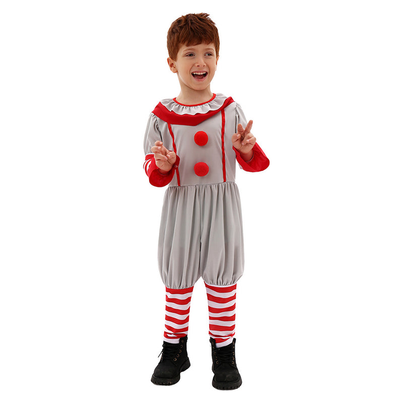 Clown Cosplay Costume Outfits Halloween Carnival Suit