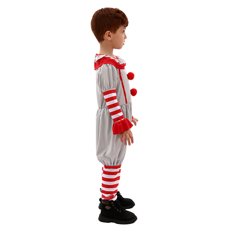 Clown Cosplay Costume Outfits Halloween Carnival Suit