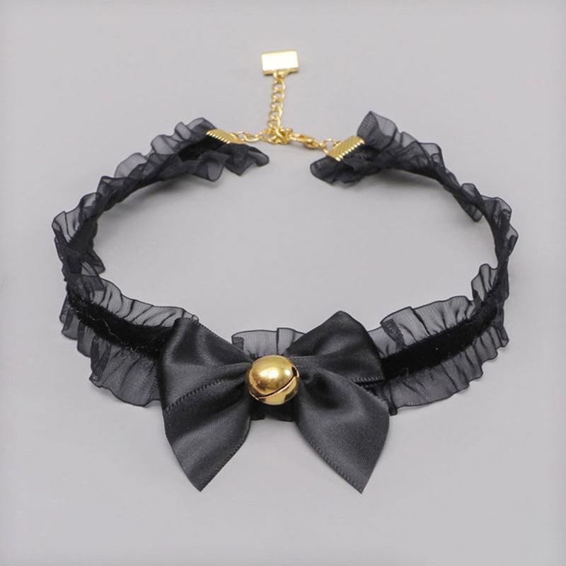 collar tie Neckband Halloween Carnival Costume Accessories Lolita neck bell accessory