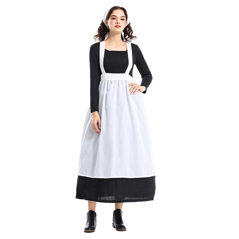 Colonial style estate maid dress Cosplay Costume Outfits Halloween Carnival Suit