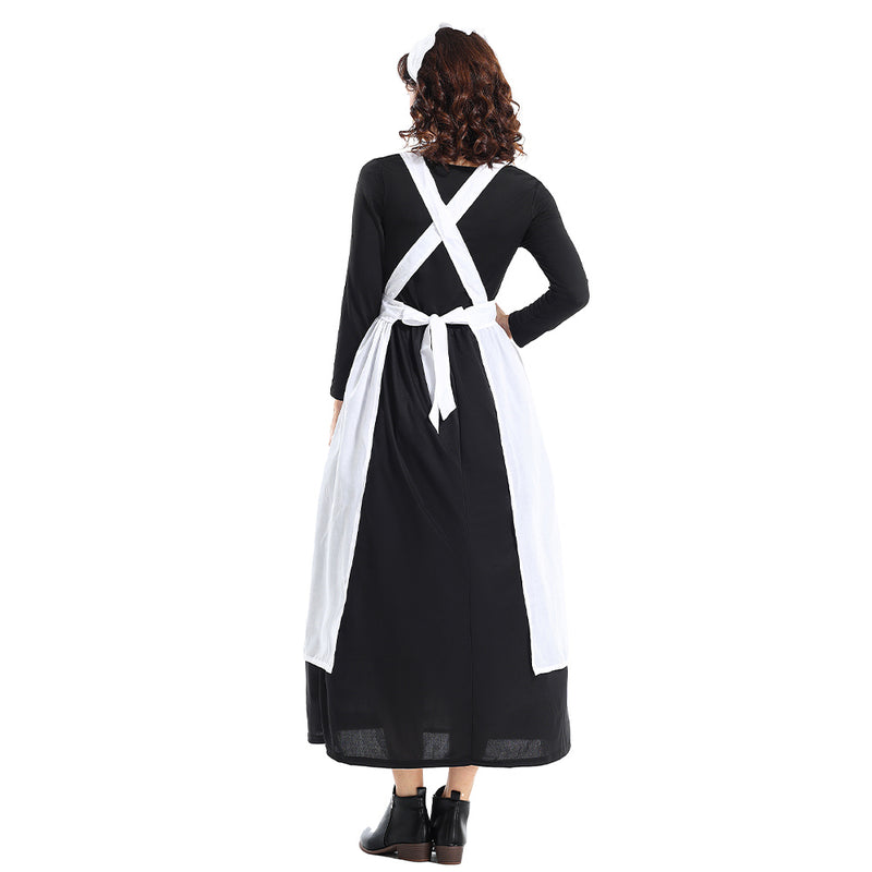 Colonial style estate maid dress Cosplay Costume Outfits Halloween Carnival Suit