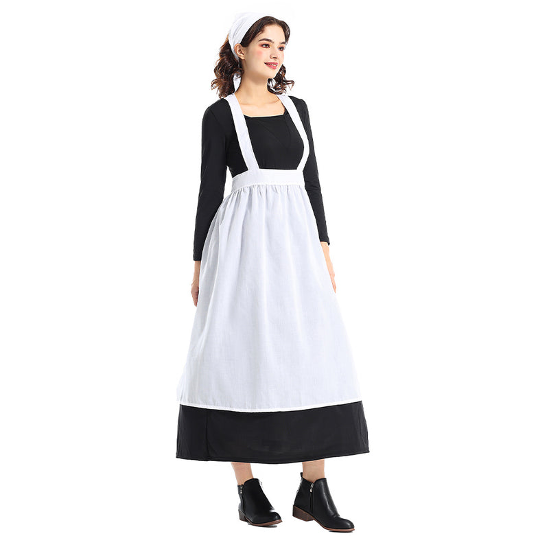 Colonial style estate maid dress Cosplay Costume Outfits Halloween Carnival Suit