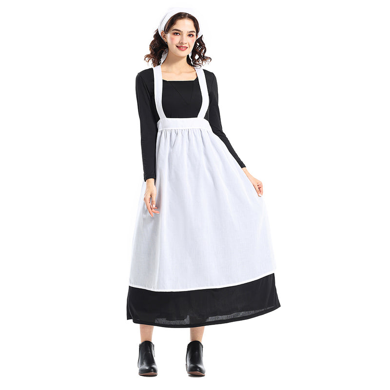 Colonial style estate maid dress Cosplay Costume Outfits Halloween Carnival Suit