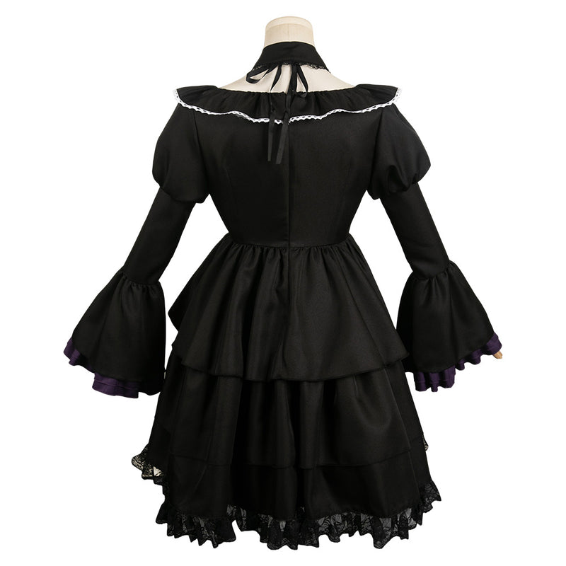 cos cosplay Akemi Homura Puella Magi Madoka Magica Cosplay Costume Outfits Halloween Carnival Suit