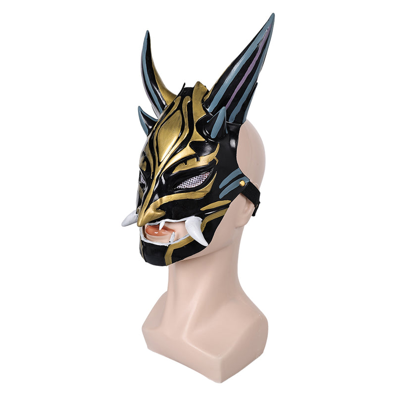 cos Genshin Impact mask xiao Helmet Masquerade Halloween Party Costume Props