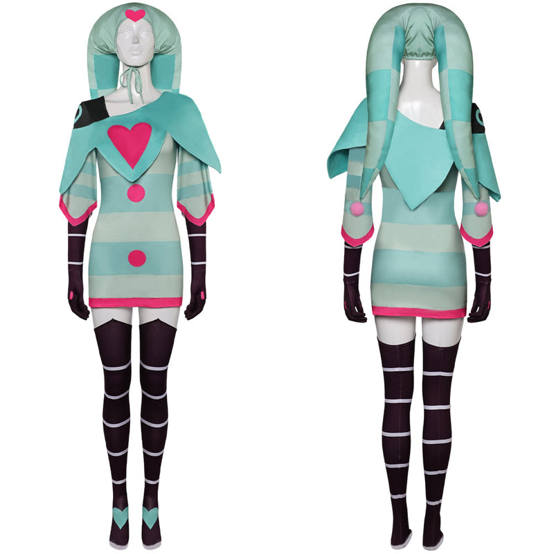 cos Hazbin Hotel Fizzarolli Cosplay Costume Outfits Halloween Carnival Suit