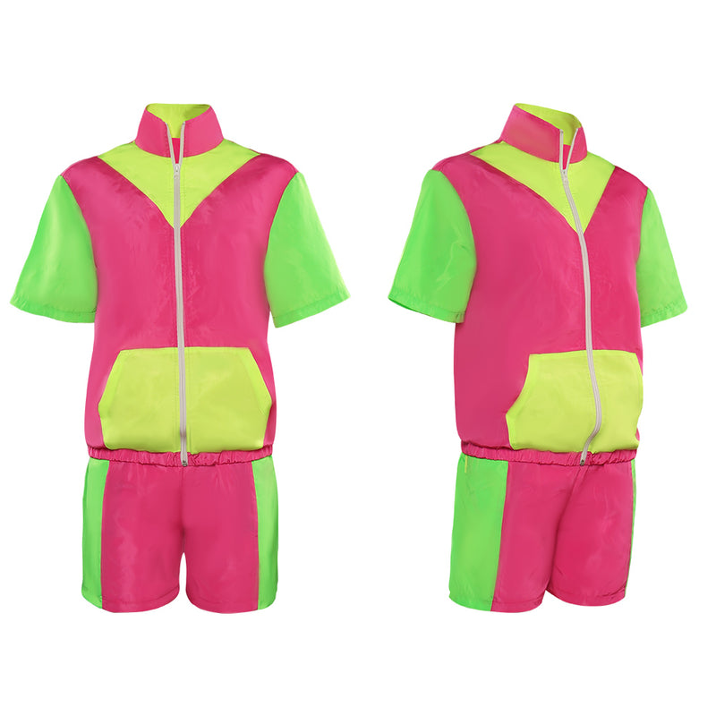 Cosplay Costume Outfits Halloween Carnival Disguise Suit Women's 2 Piece Outfits 80s 90s Track Suits Set women jogging suits 2 piece set