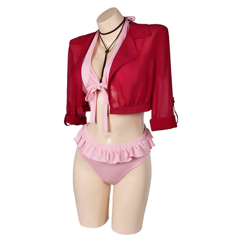 Cosplay Costume Outfits Halloween Carnival Suit Aerith Gainsborough swimsuit Aerith Final Fantasy VII Final Fantasy