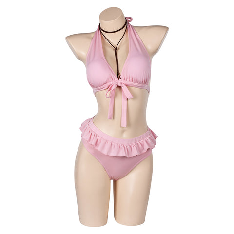 Cosplay Costume Outfits Halloween Carnival Suit Aerith Gainsborough swimsuit Aerith Final Fantasy VII Final Fantasy