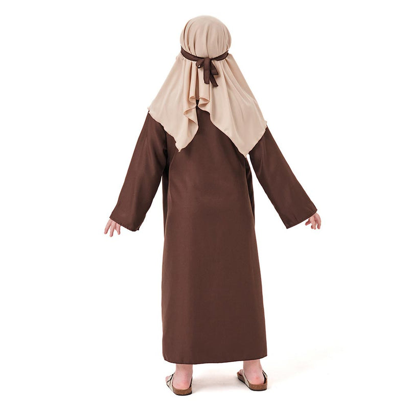 Cosplay Costume Outfits Halloween Carnival Suit Arab Brown Grandpa