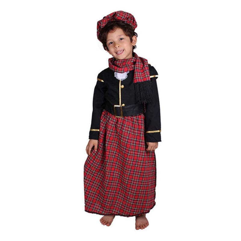 Cosplay Costume Outfits Halloween Carnival Suit Boys Scottish skirt