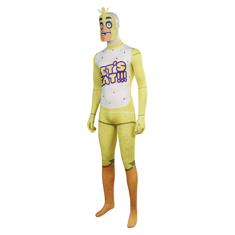 Cosplay Costume Outfits Halloween Carnival Suit Chica Game Toy Chica Chica jumpsuits printed onesie