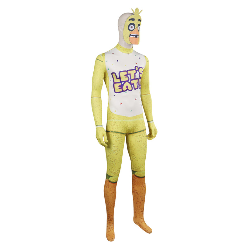 Cosplay Costume Outfits Halloween Carnival Suit Chica Game Toy Chica Chica jumpsuits printed onesie