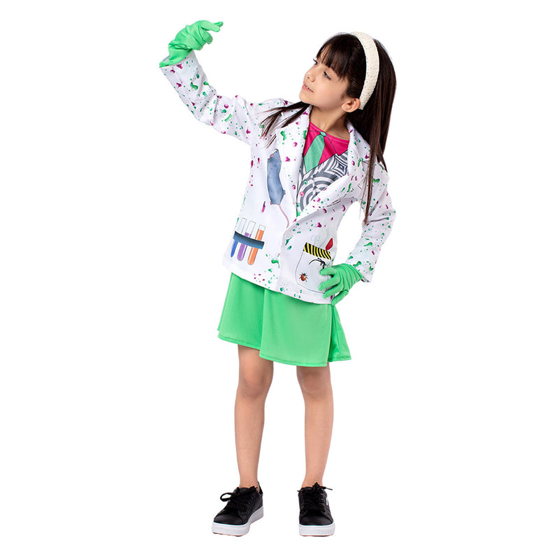 cosplay Costume Outfits Halloween Carnival Suit Child Scientists