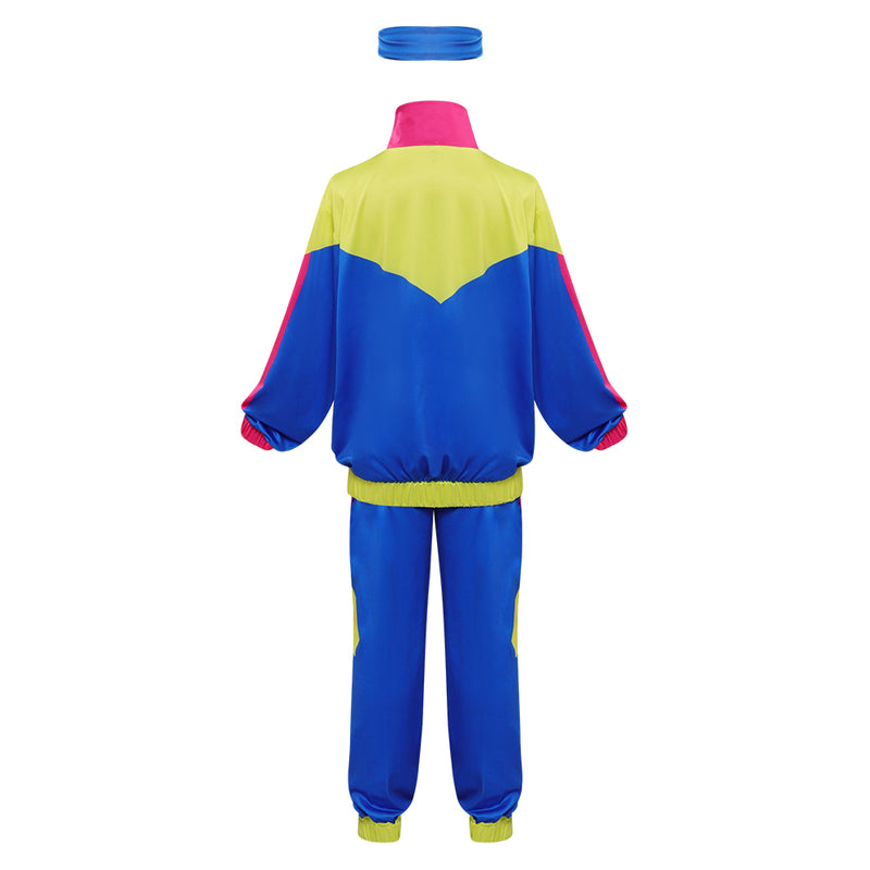 Cosplay Costume Outfits Halloween Carnival Suit children Retro tracksuit