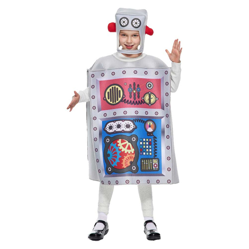 Cosplay Costume Outfits Halloween Carnival Suit Children‘s Performance Clothing Robot