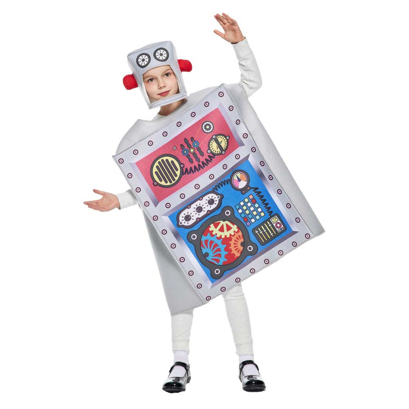 Cosplay Costume Outfits Halloween Carnival Suit Children‘s Performance Clothing Robot