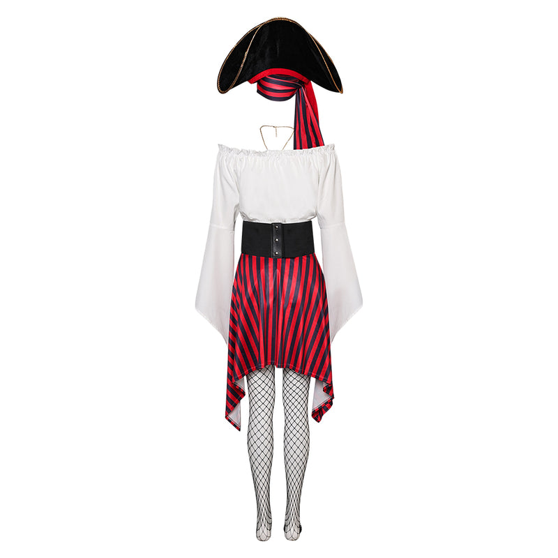 Cosplay Costume Outfits Halloween Carnival Suit dress women pirate