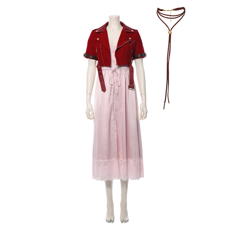 Cosplay Costume Outfits Halloween Carnival Suit Final Fantasy cos Aerith