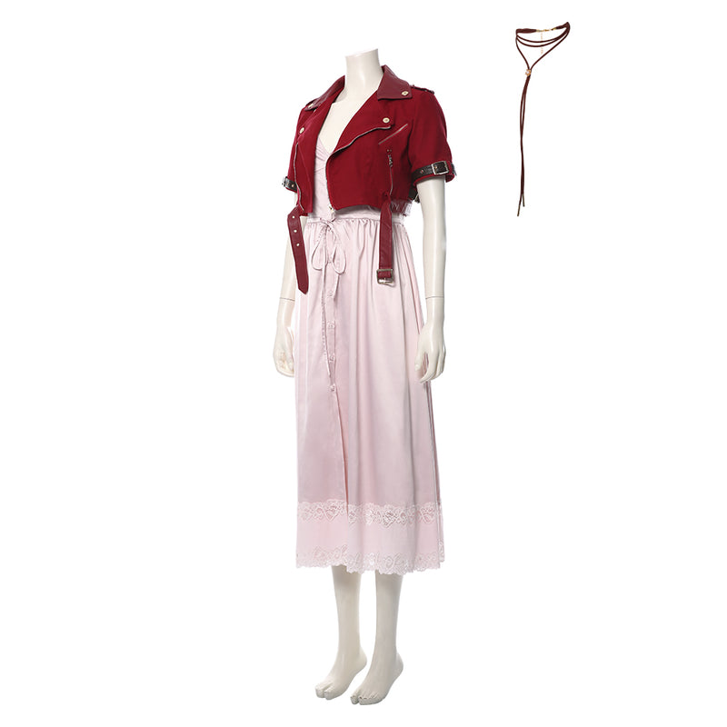 Cosplay Costume Outfits Halloween Carnival Suit Final Fantasy cos Aerith