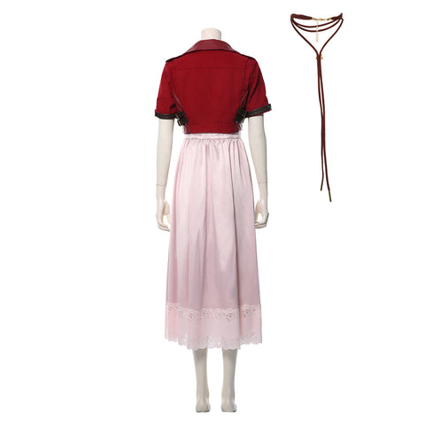 Cosplay Costume Outfits Halloween Carnival Suit Final Fantasy cos Aerith