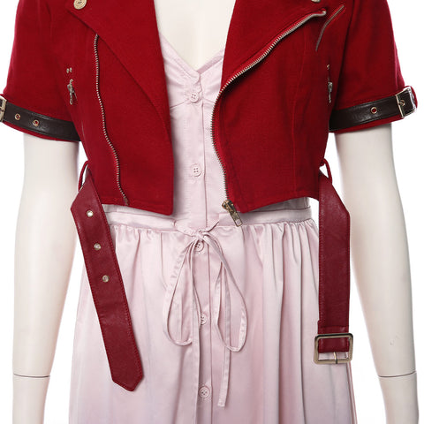 Cosplay Costume Outfits Halloween Carnival Suit Final Fantasy cos Aerith