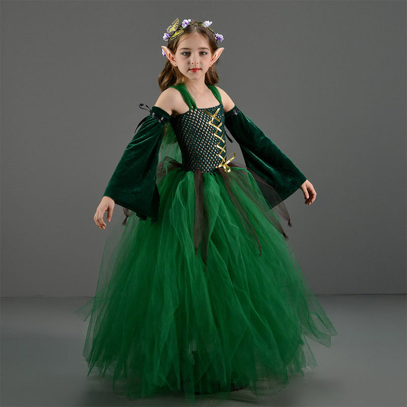 Cosplay Costume Outfits Halloween Carnival Suit Forest Elf